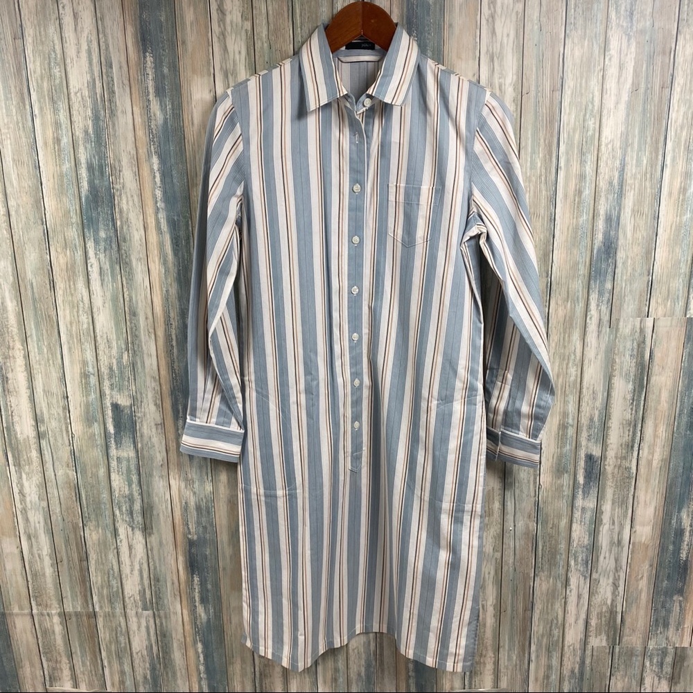 J.CREW Shirt Style Dress sz Medium # R564